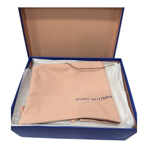 STUART WEITZMAN Kora Lace Up Sandal In Tan Shimmer size 36 US 5.5 B New in Box - Picture 11 of 13